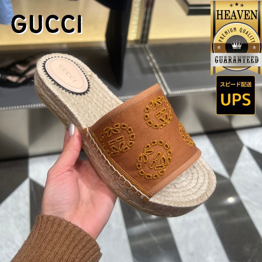 6万取引突破★UPS速達便利用！【GUCCI】DAMITA_サンダル