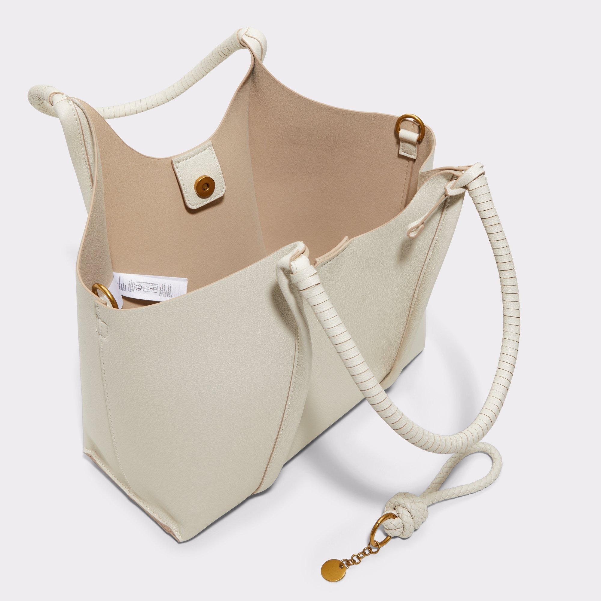 ALDO】A4収納〇Midtobo☆編み込みハンドル・2wayトートバッグ
