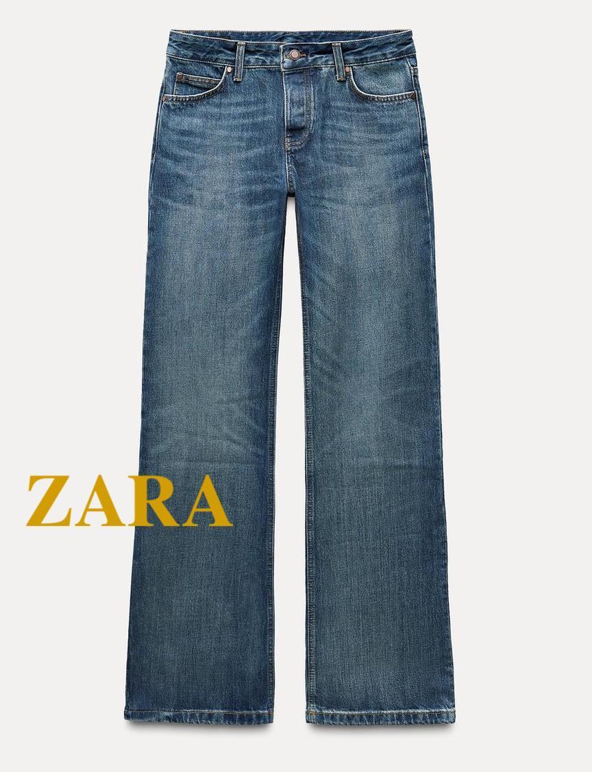 ☆ドイツ発*ZARA*新作*ローライズブーツカットデニム/FADED☆