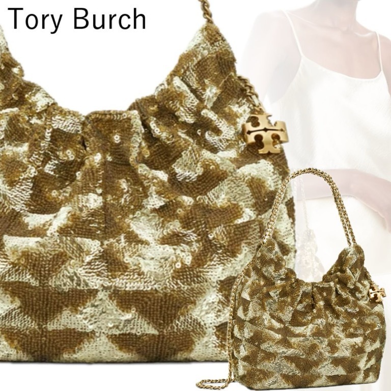 すぐ届く*Tory Burch*フレミング ミニドローストリングバッグ