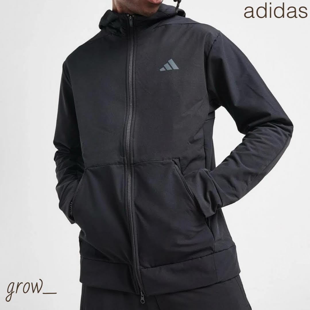 adidas Training デザイン COLD.RDY フルジップ パーカー 送関込