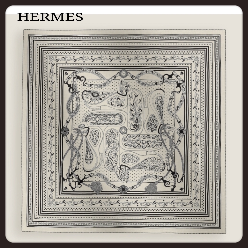 インポート・海外人気ブランド 2025SS【HERMES】 140 カシシル◇アマゾンの祭典・バンダナ 小物