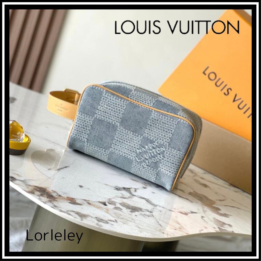 【お洒落】Louis Vuitton トルース Locker Dopp ダミエ