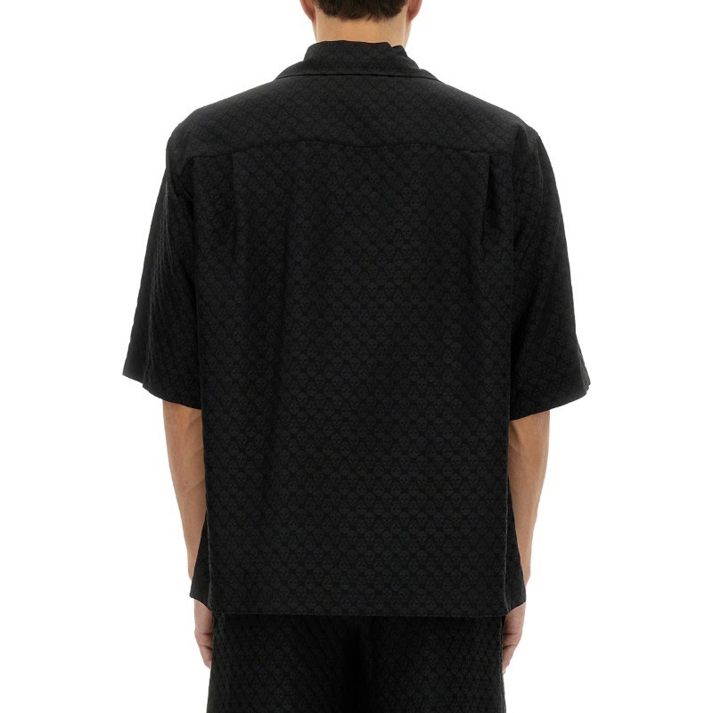 Tシャツ・カットソー alexander mcqueen \"SKULL\" PATTERN SHIRT (814693 QRABU1010)
