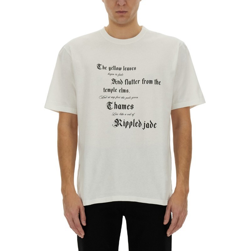 Tシャツ・カットソー alexander mcqueen T-SHIRT WITH PRINT (815069 QTAC70909)