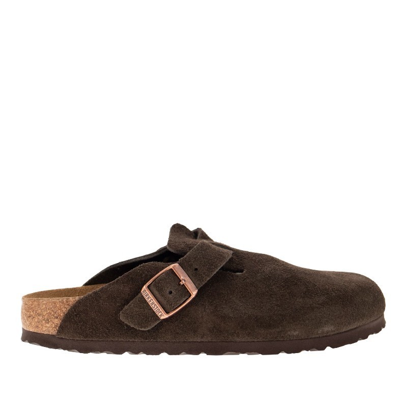 サンダル・ミュール BIRKENSTOCK SS25 BOSTON - Suede Sabot (660463 MOCCA)