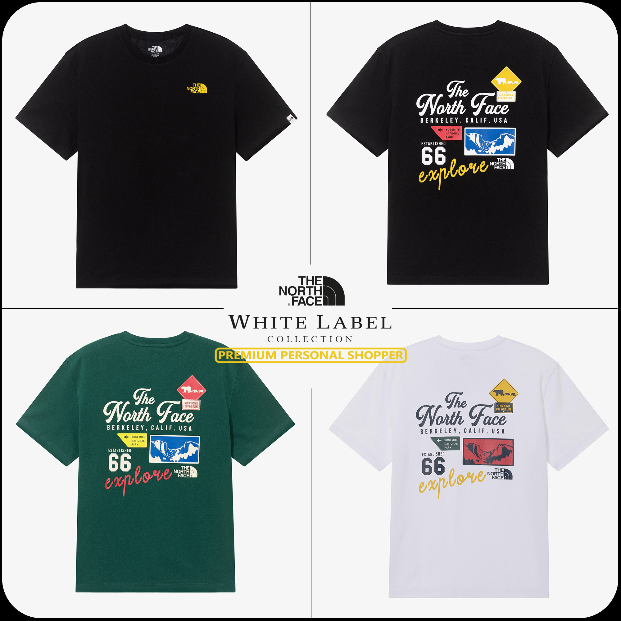 [THE NORTH FACE]★25SS★韓国人気★EMBLEM ARCHIVE S/S R/TEE