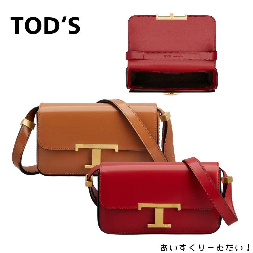 ＜tods＞T タイムレス レザー クロスボディ バッグ マイクロ