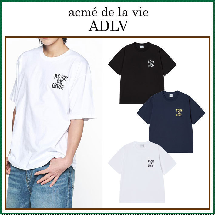 【ADLV】 INK STAMP LOGO SHORT SLEEVE T-SHIRT / 追跡付