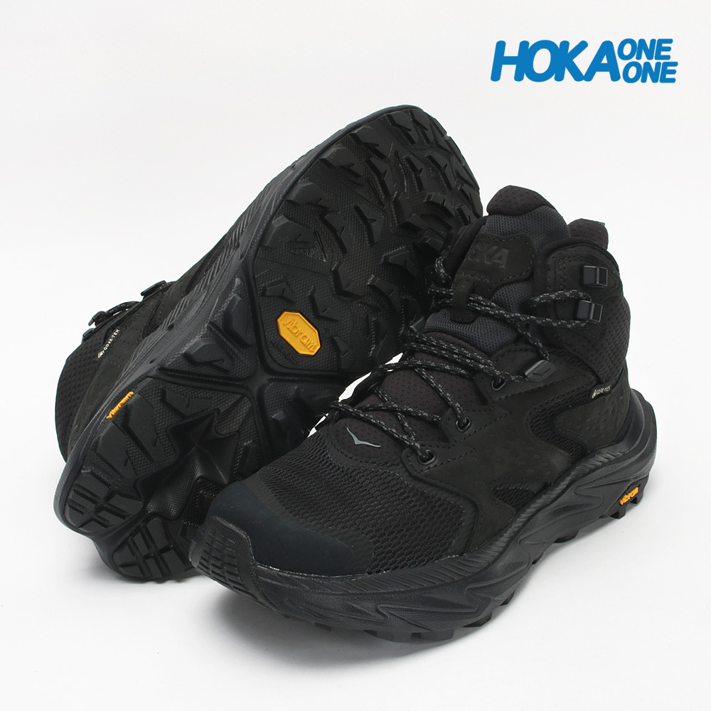 ショートブーツ・ブーティ Hoka One One Anacapa 2 Mid GTX Women's Hiking Shoes Black