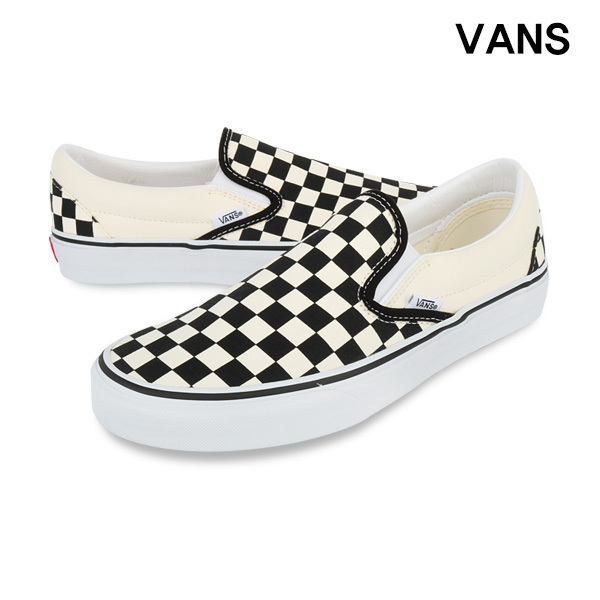 スニーカー Vans Core Classic Checkerboard Slip-On White VN000EYEBWW