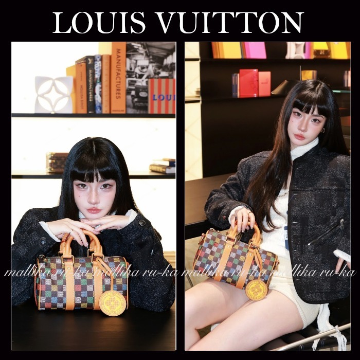 国内発☆【LOUIS VUITTON】キーポル バンドリエール 25