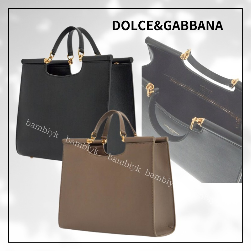 【 Dolce & Gabbana】SICILY スモール ショッピングバッグ
