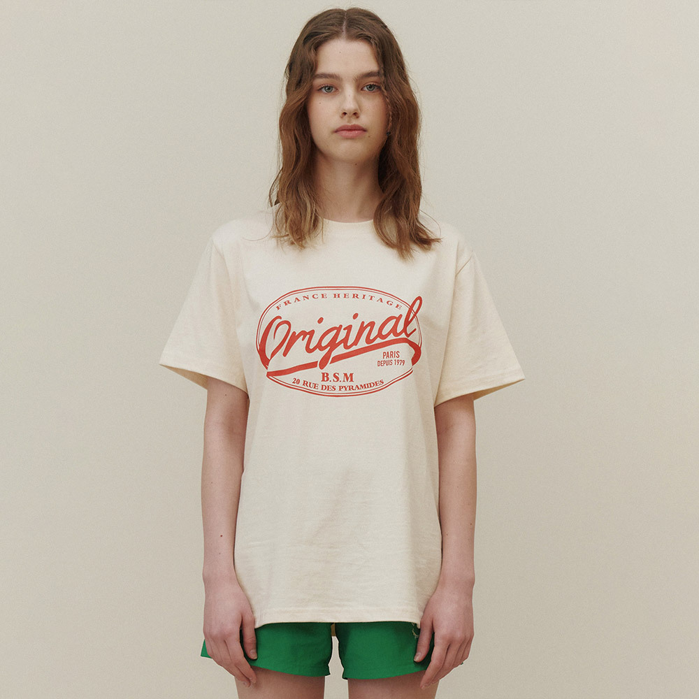 Tシャツ・カットソー Original Logo Short Sleeve - Cream