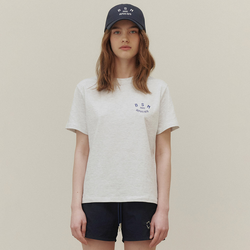 Tシャツ・カットソー BSM Small Logo Tee - Melange Grey