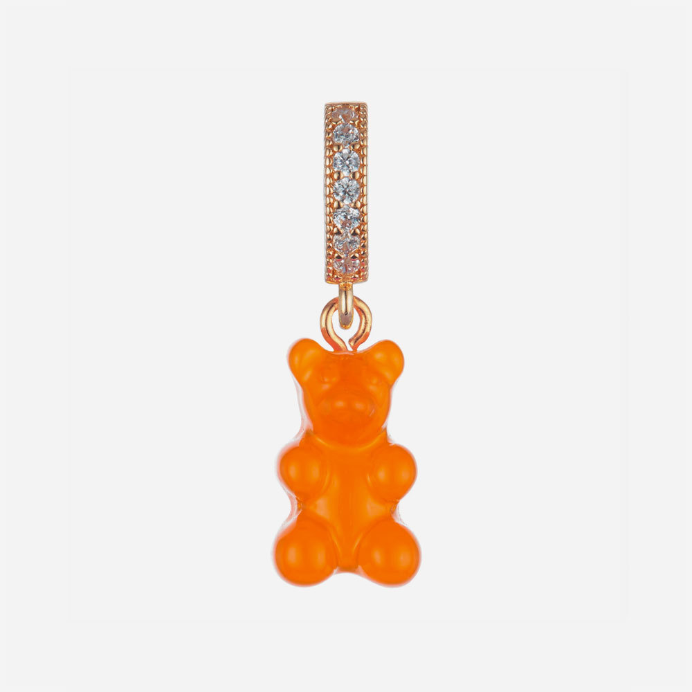 ネックレス・ペンダント Crystal Haze Pave Nostalgia Bear Pendant - Fanta