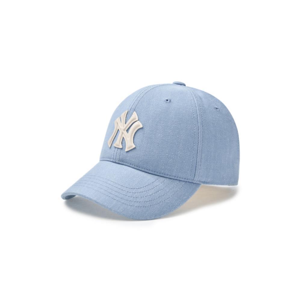 ★MLB Korea★ Denim New Structure Ball Cap NY LBlue 3ACPD015