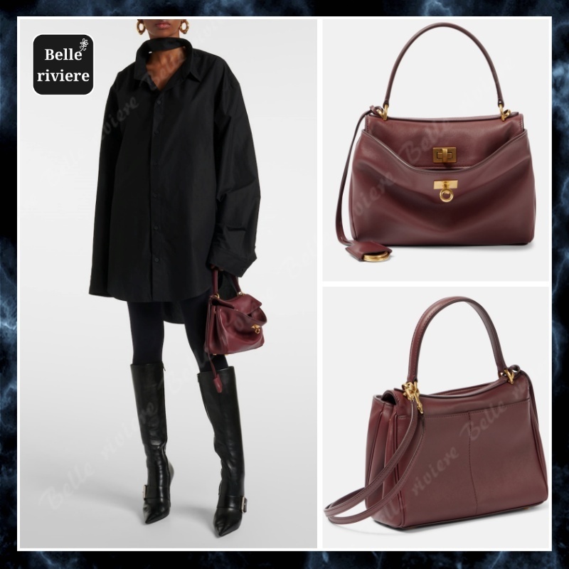 24AW new/BALENCIAGA ロデオミニレザートートバッグ Bag Brown