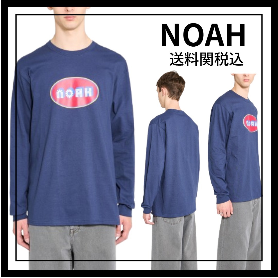 NOAH キャビティ ティー ロングTシャツ ネイビー