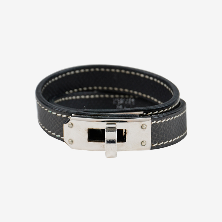 【美品】HERMES ケリーブレスレット □E刻印(2001年製造) グレー