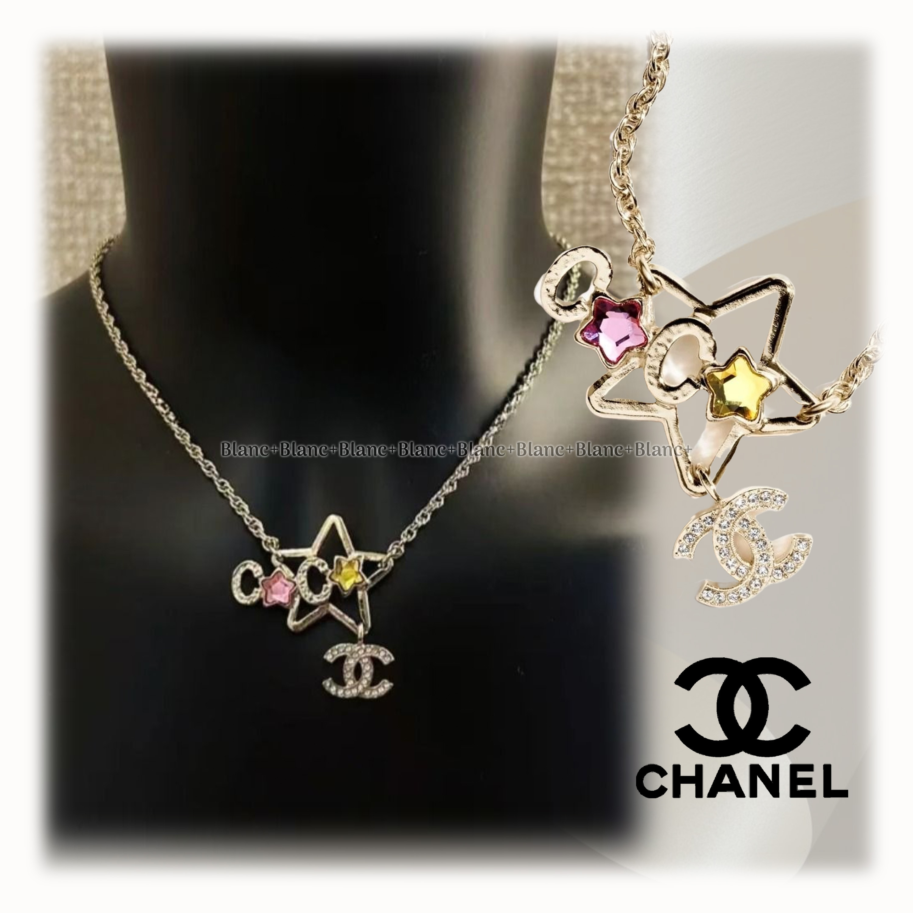 POPなデザイン♡【CHANEL】ペンダントネックレス