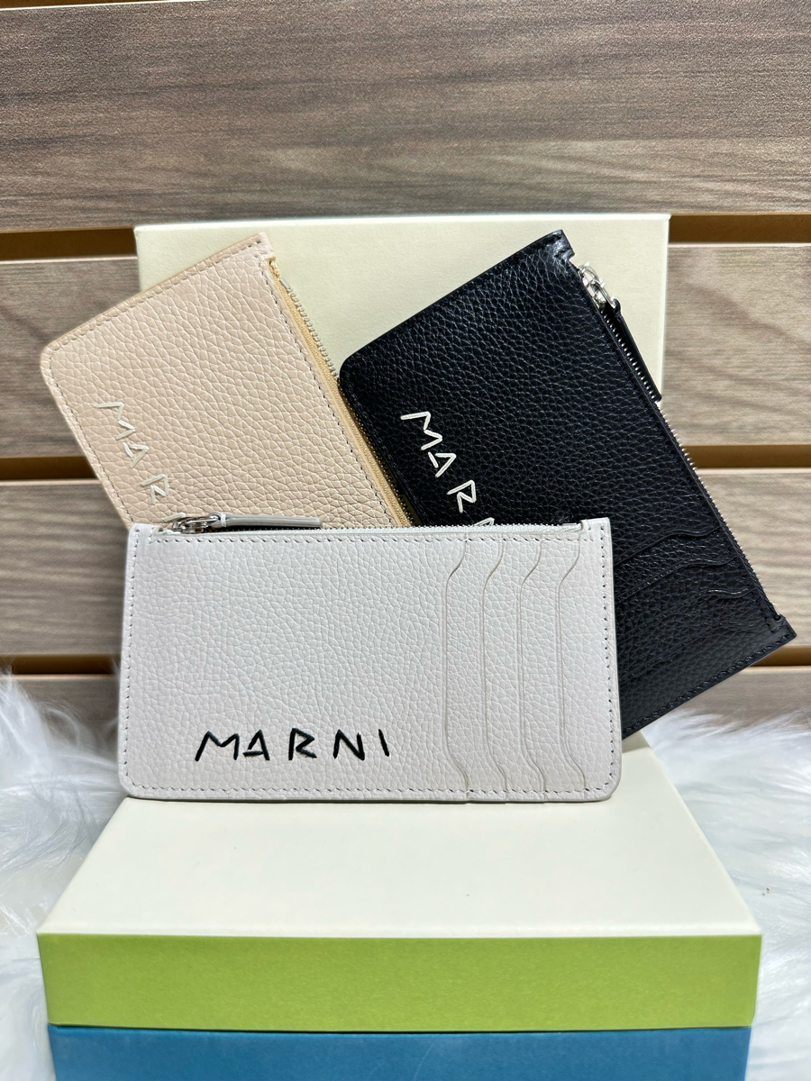 MARNI｜マルニ ジップ付き カード 財布 PFMO0111U2 P6533