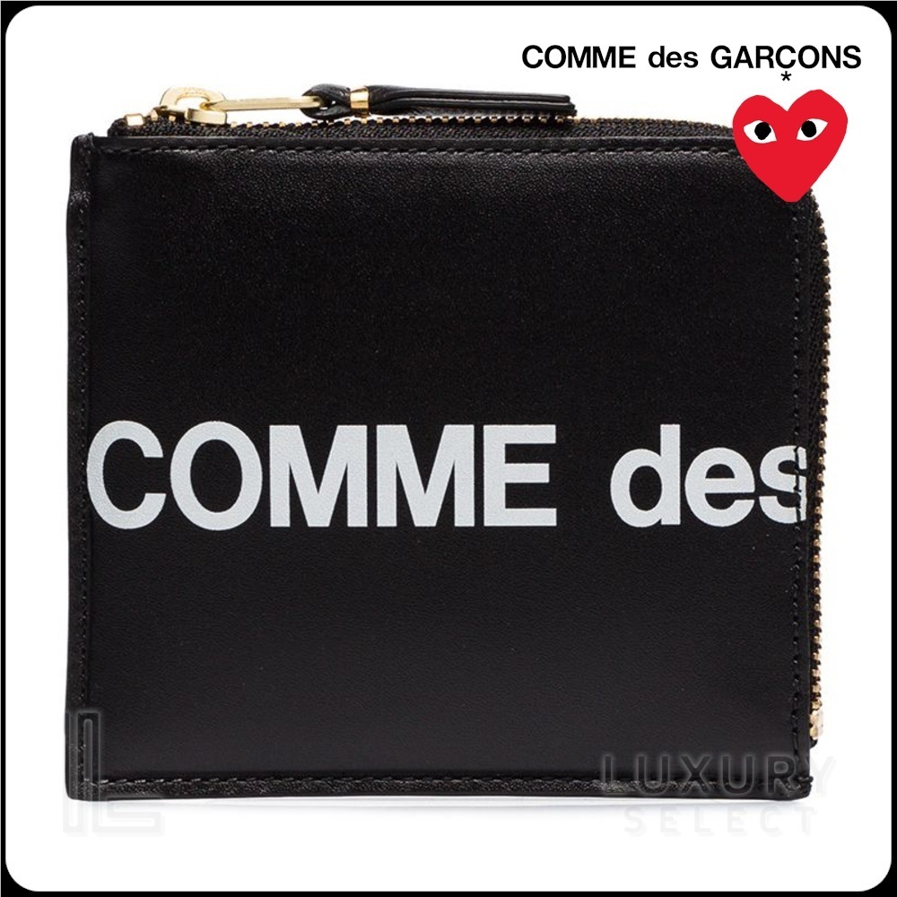 【COMME des GARCONS】WALLET HUGE LOGO◆SA3100HL
