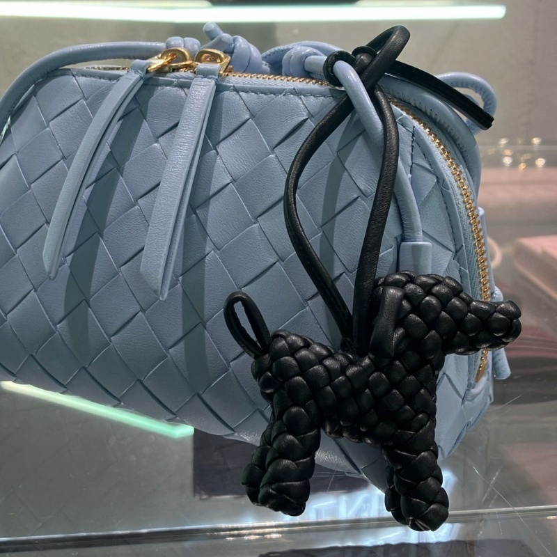 【限定】BOTTEGA VENETA◆ラムスキン John Johnドッグチャーム BOTTEGA VENETA◇John John ラムスキン ドッグチャーム ブラック