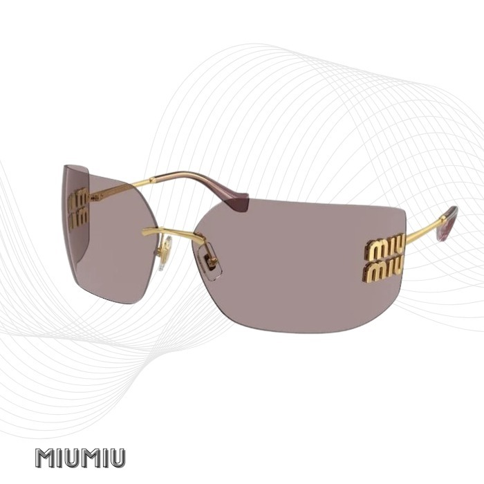 ランウエイ着用【MiuMiu】ロゴ サングラス MU 54YS 5AK06I