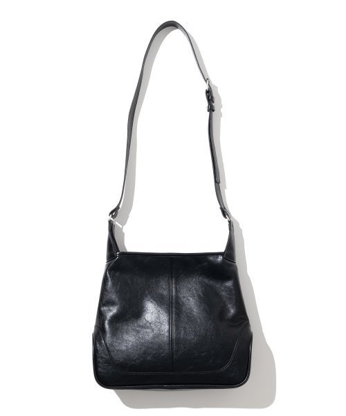 ショルダーバッグ Shell Leather Day Bag Black