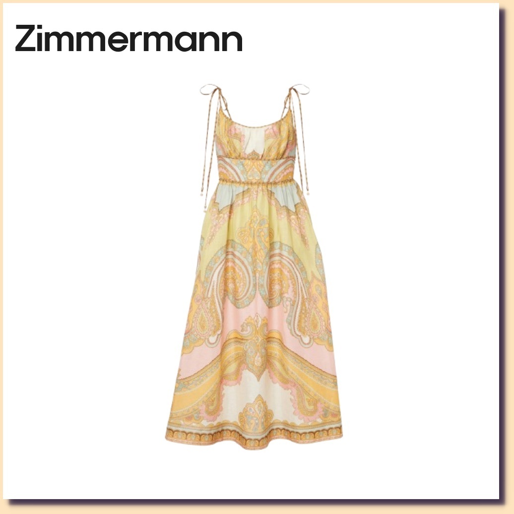 ■Zimmermann ピクニック ペイズリー バスティエ ドレス