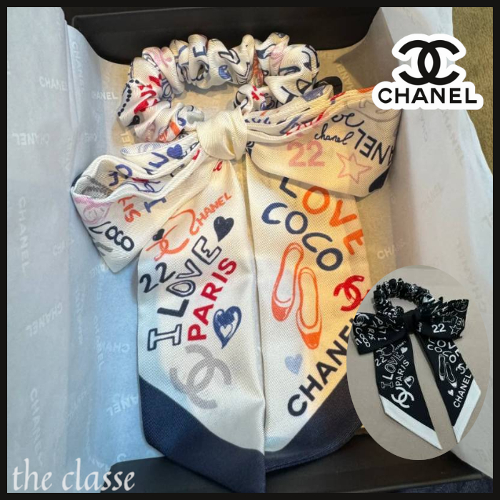 【ポップでカラフル★】華やかな印象に！ CHANEL リボンシュシュ