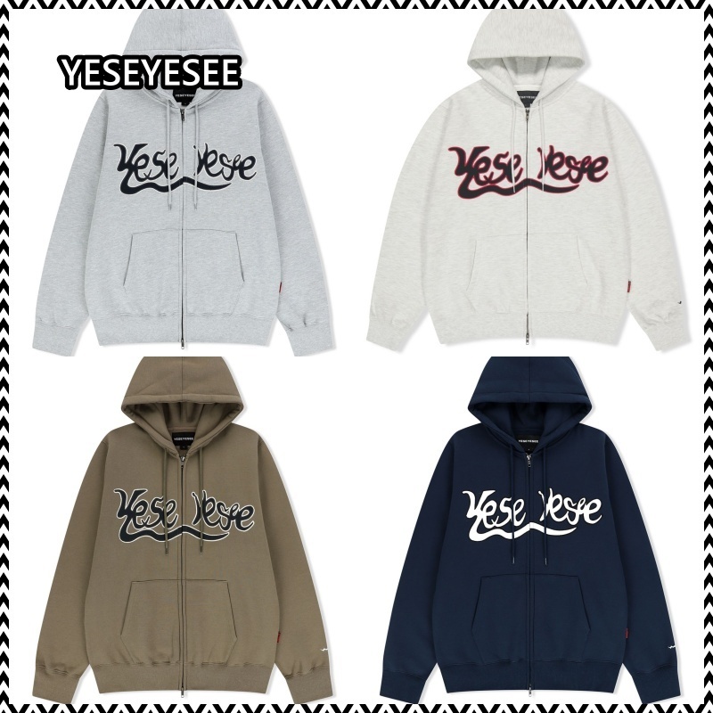 《YESEYESEE》 Y.E.S Snail Logo Zip-up Hoodie