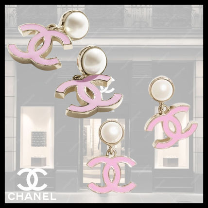 CHANEL - シャネル イヤリング ココマーク ピンクの通販 by JP