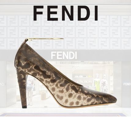 FENDI フェンディ ハンドバッグ ペカン柄 ストライプ PVC レザー