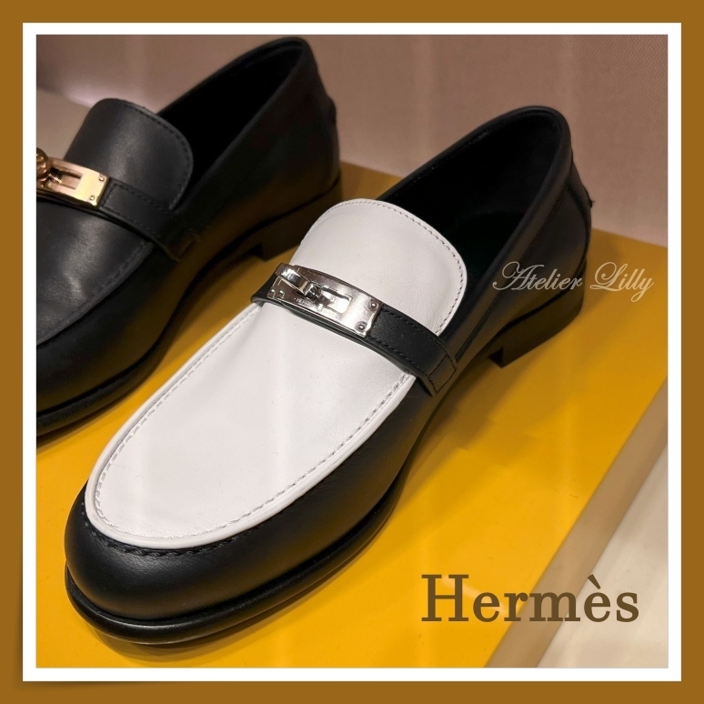 【HERMES】ケリーバックル エレガント☆Destin モカシン ladies