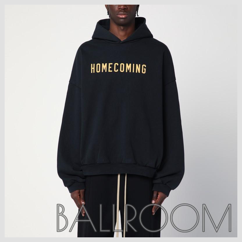 パーカー・フーディ FEAR OF GOD ESSENTIALS BLACK HOMECOMING HOODIE