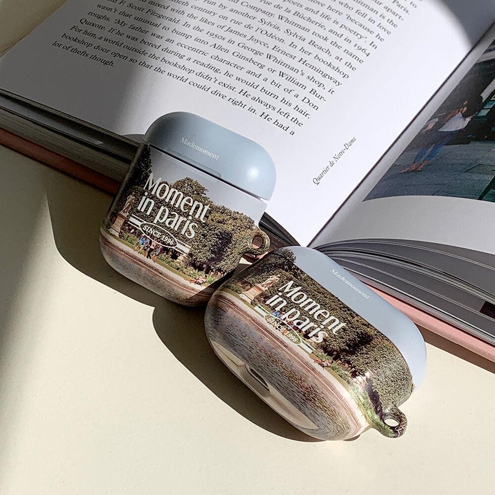 テックアクセサリー Mademoment Paris in Moment Garden Design [hard AirPods Case