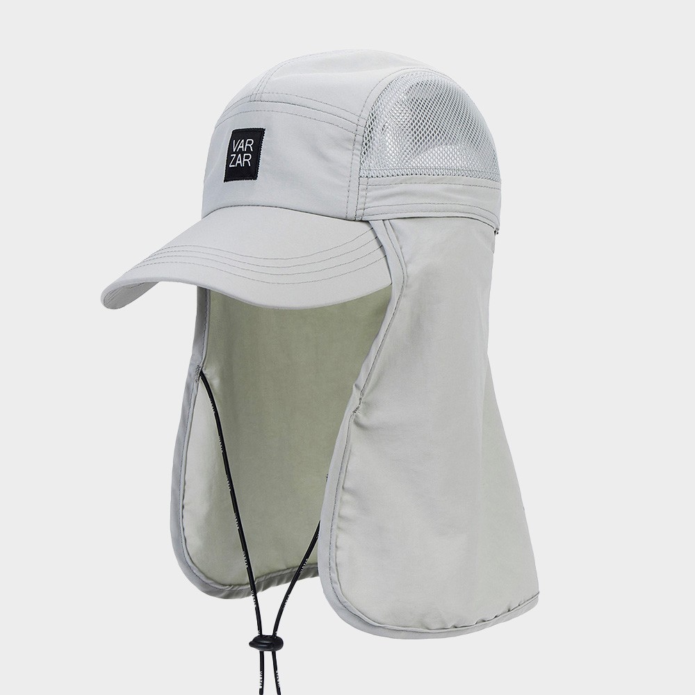 キャップ VARZAR Reflecting logo sunshield 2way camp cap gray