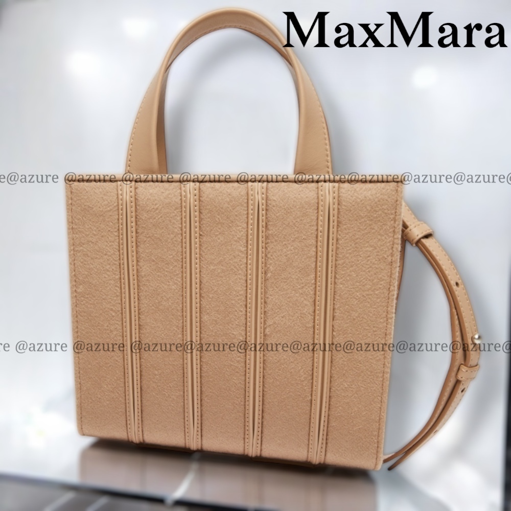 直営♪Max Mara ACCESSORIES カシミア スモール WHITNEYBAG4WS