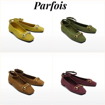ポルトガルParfois★大活躍 シンプルお洒落が嬉しいバレエ★3色 27cm以上 PARFOIS(パルフォア) バレエシューズ(レディース