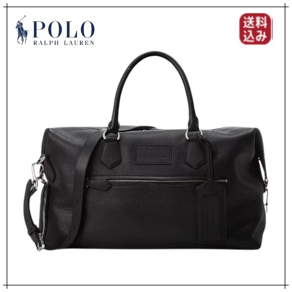 （日本未入荷）Polo Ralph Lauren レザーダッフルバッグ