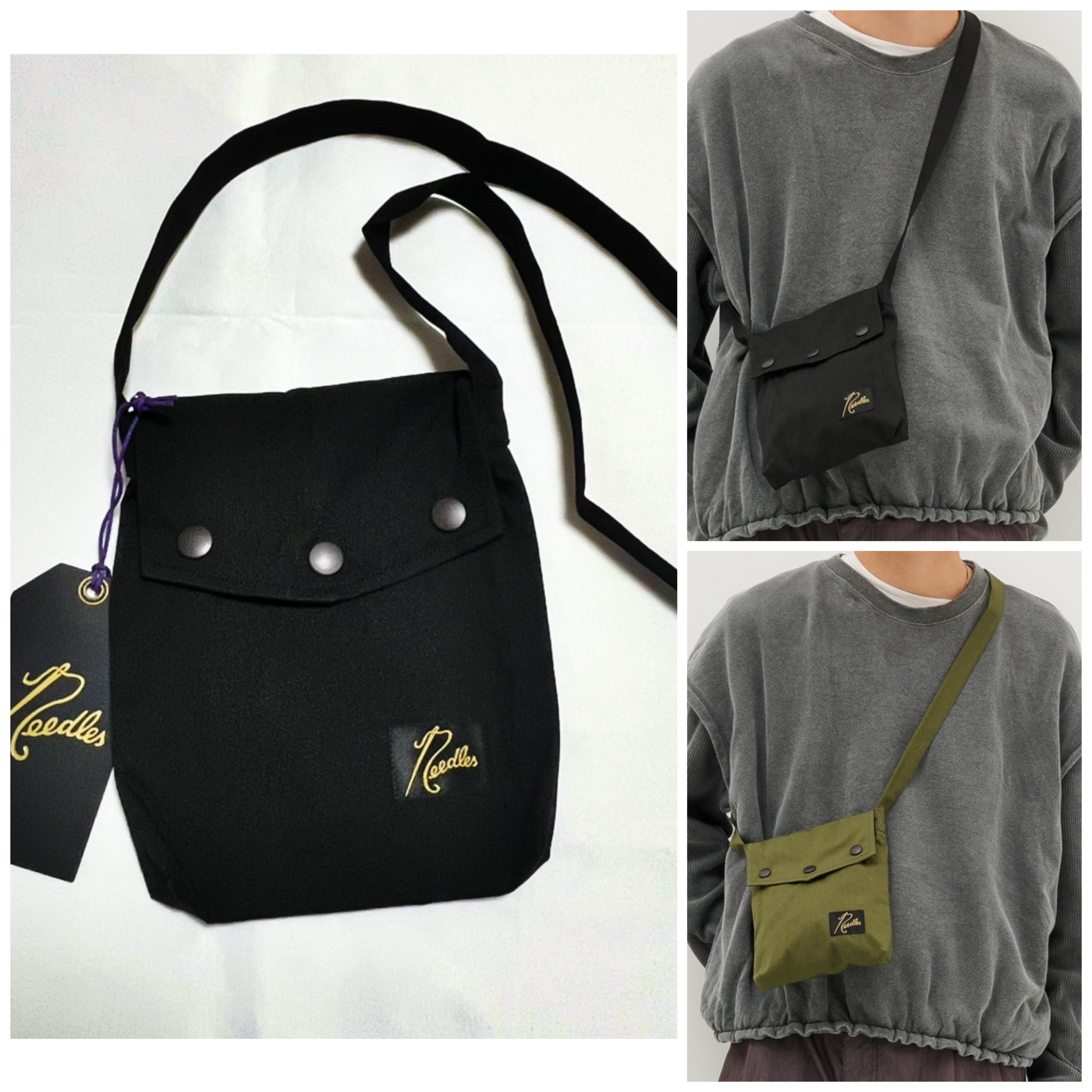 【Needles】Flapped Bag ショルダー バッグ ポシェット すぐ届く