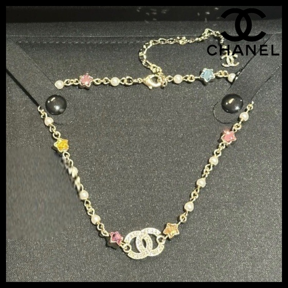 【輝く5色スターが可愛い☆】CHANEL チョーカー