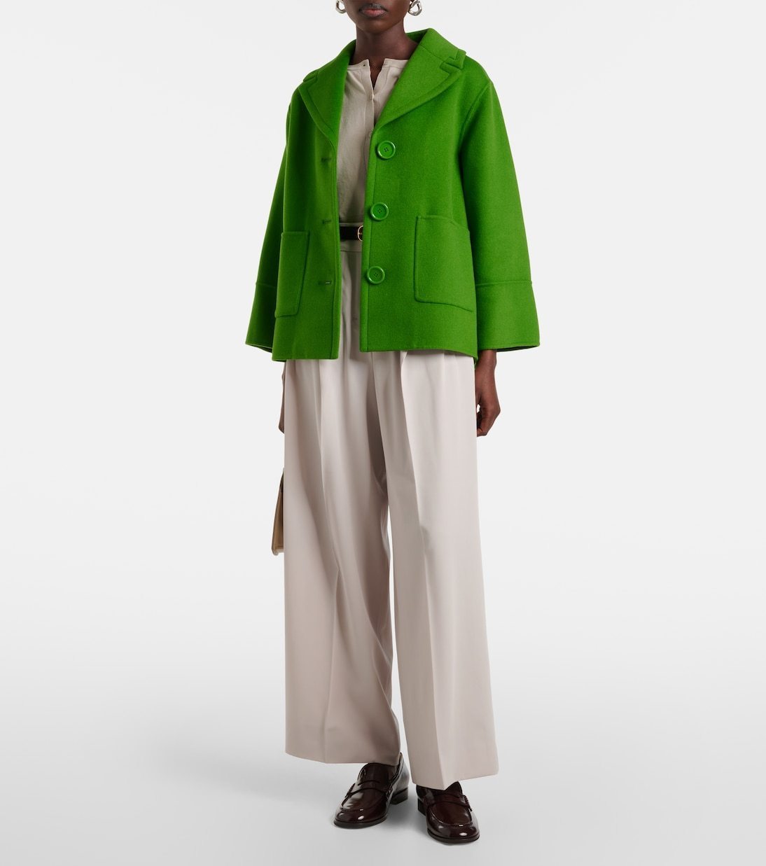 ◆完売必至◆【S Max Mara】Nichols ウール ワイドレッグパンツ ◇完売必至◇【S Max Mara】Nichols ウール ワイドレッグパンツ
