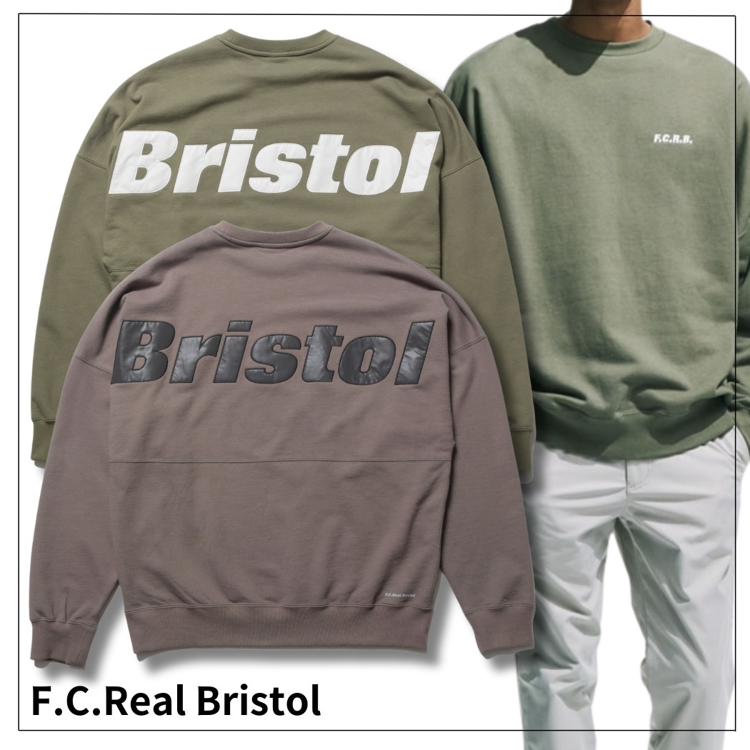 【機能性抜群★洗練デザイン】F.C.Real Bristol スウェット