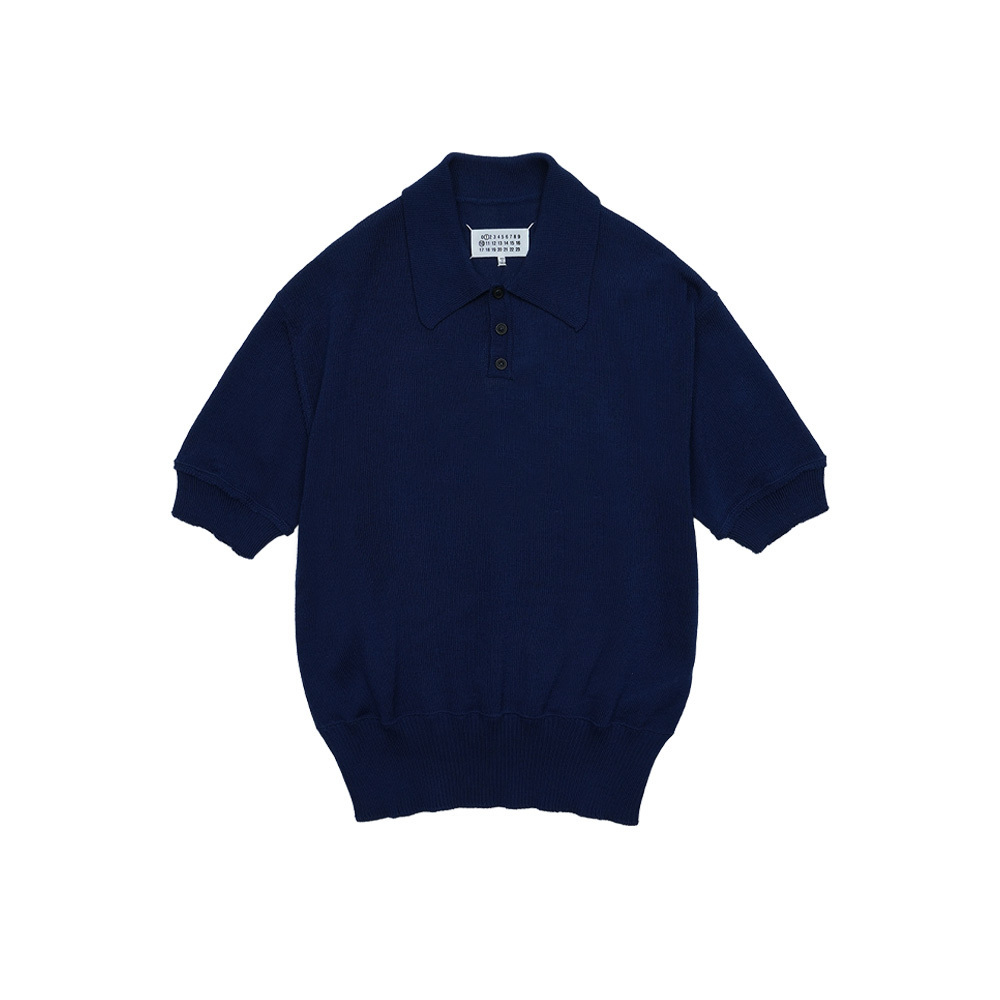 Tシャツ・カットソー Maison Margiela Back Stitch Polo Knit S50GL0045-S18204-477