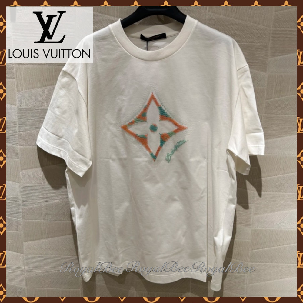 【１枚あるだけでコーデ決まる★】ルイヴィトン ロゴTシャツ