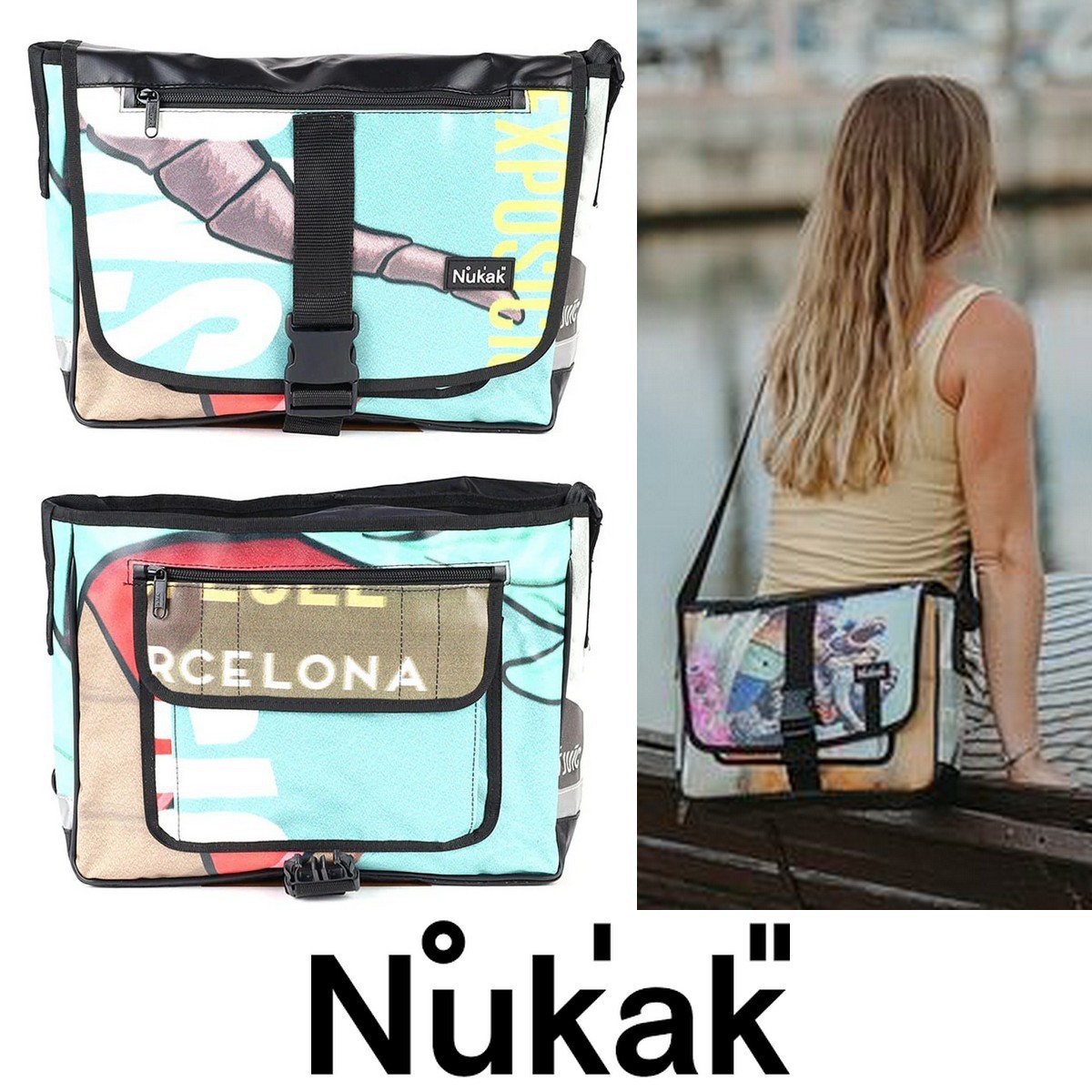 SALE◆Nukak【Frodo M】バルセロナ限定メッセンジャーバッグ◆TQ