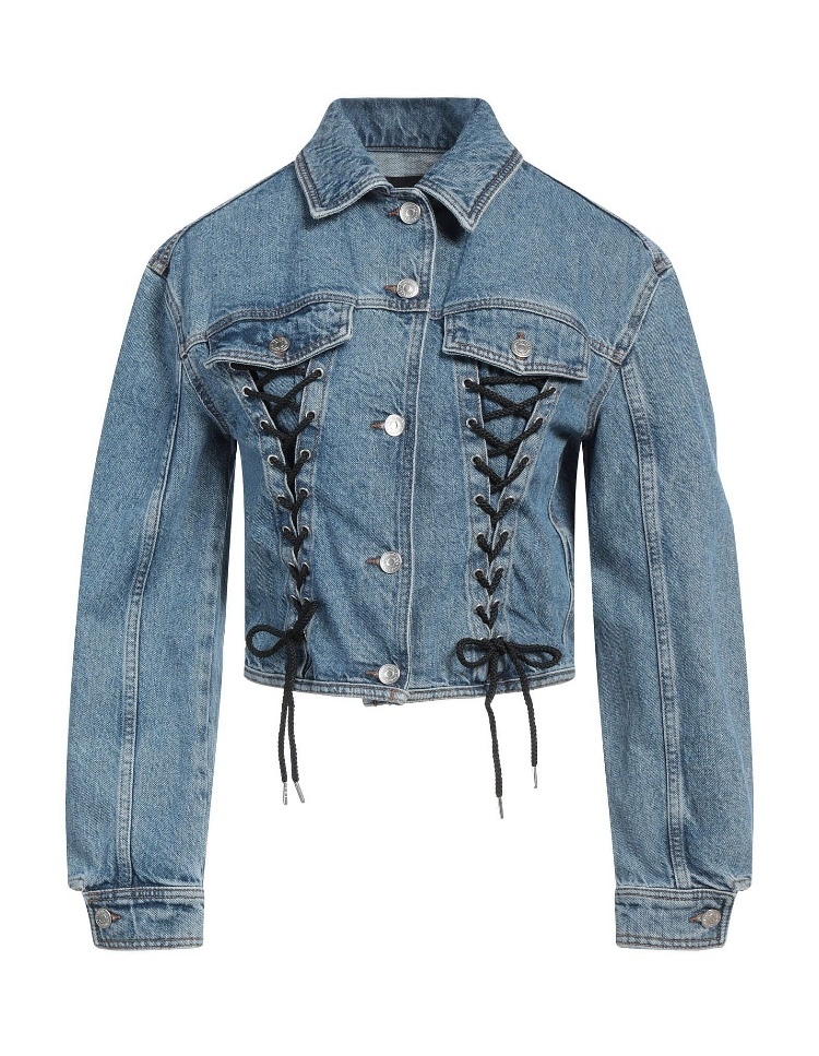 SALE *maje* レースアップデニムジャケット